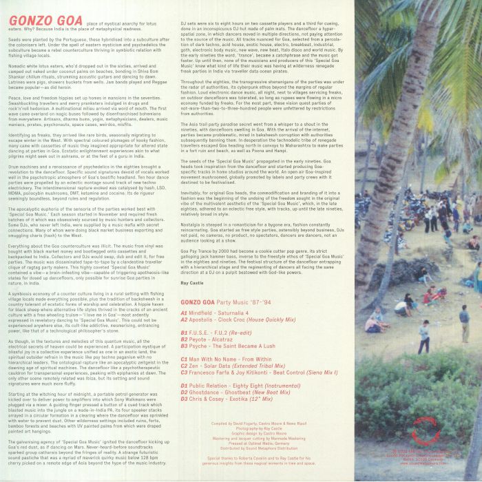 VARIOUS - Gonzo Goa: Party Music 87-94