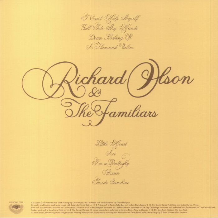 Richard OLSON & THE FAMILIARS - Richard Olson & The Familiars