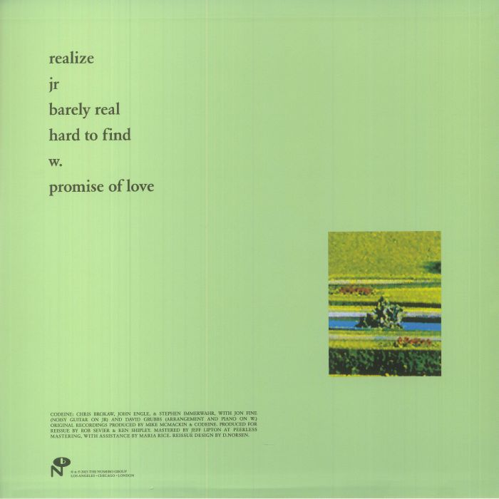 CODEINE - Barely Real (reissue)