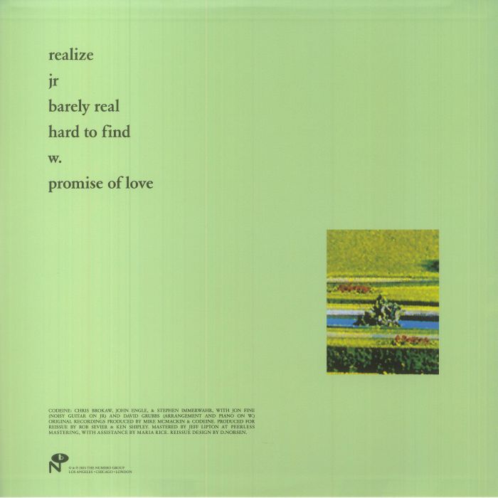 CODEINE - Barely Real (reissue)