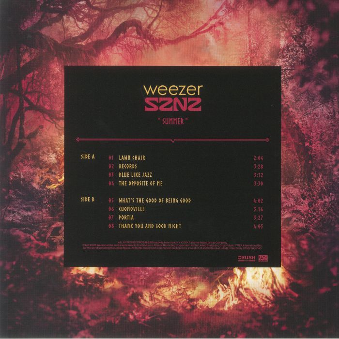 WEEZER - SZNZ: Summer