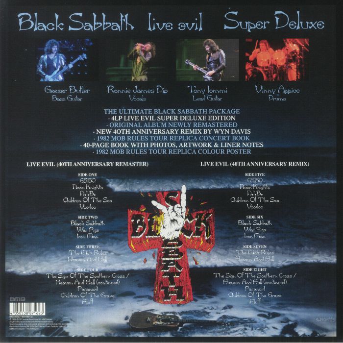 BLACK SABBATH - Live Evil (40th Anniversary Super Deluxe Edition) At ...