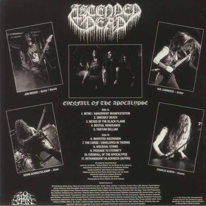 ASCENDED DEAD - Evenfall Of The Apocalypse