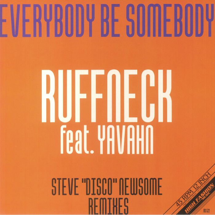 RUFFNECK feat YAVAHN - Everybody Be Somebody