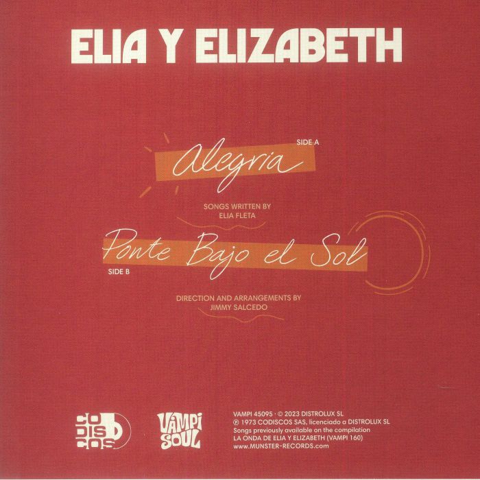 ELIA Y ELIZABETH - Alegria
