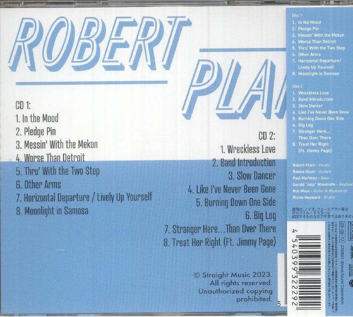 PLANT, Robert - Individual Moments Live At Hammersmith Odeon 83 (Japanese Edition)