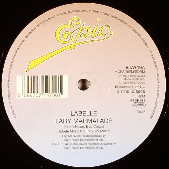 LABELLE/WILD CHERRY - Lady Marmalade