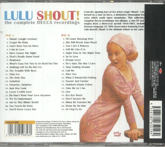 LULU - Shout! The Complete Decca Recordings