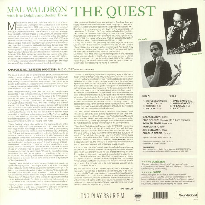 Mal WALDRON - The Quest (reissue)
