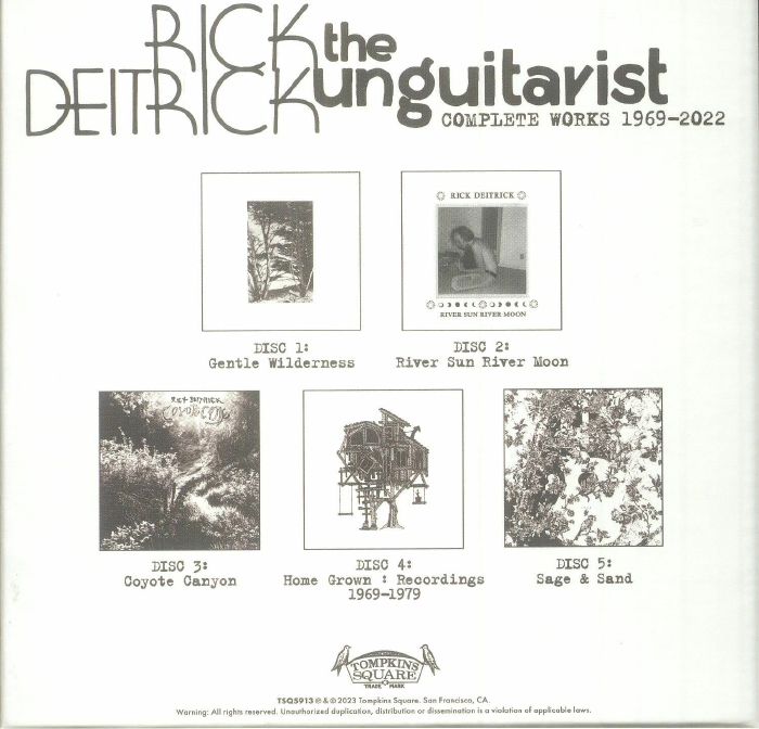 DEITRICK, Rick - The Unguitarist: Complete Works 1969-2022