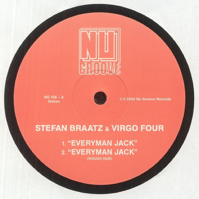 Stefan Braatz & Virgo Four, Rheji Burrell / Everyman Jack b/w XTC Stefan Braatz & Virgo Four, Rheji Burrell / Everyman Jack b/w XTC