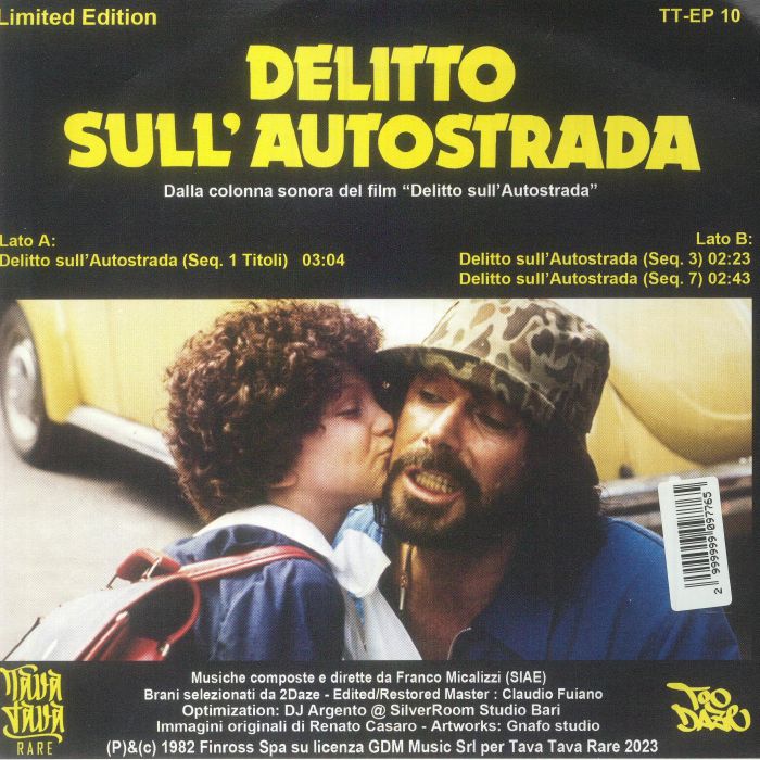MICALIZZI, Franco - Delitto Sull'autostrada (Soundtrack)
