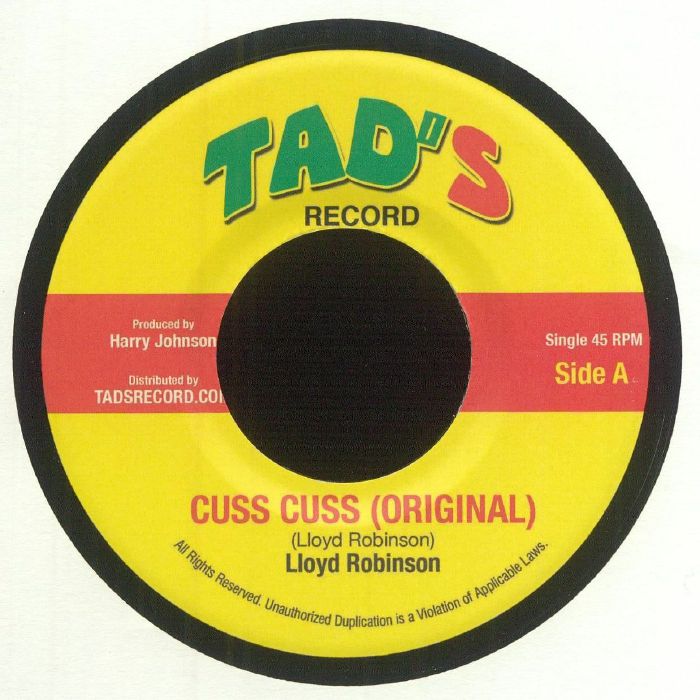 Lloyd ROBINSON - Cuss Cuss Vinyl at Juno Records.
