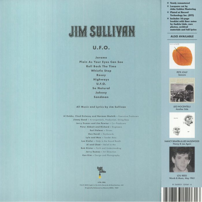 Jim SULLIVAN - UFO (remastered)
