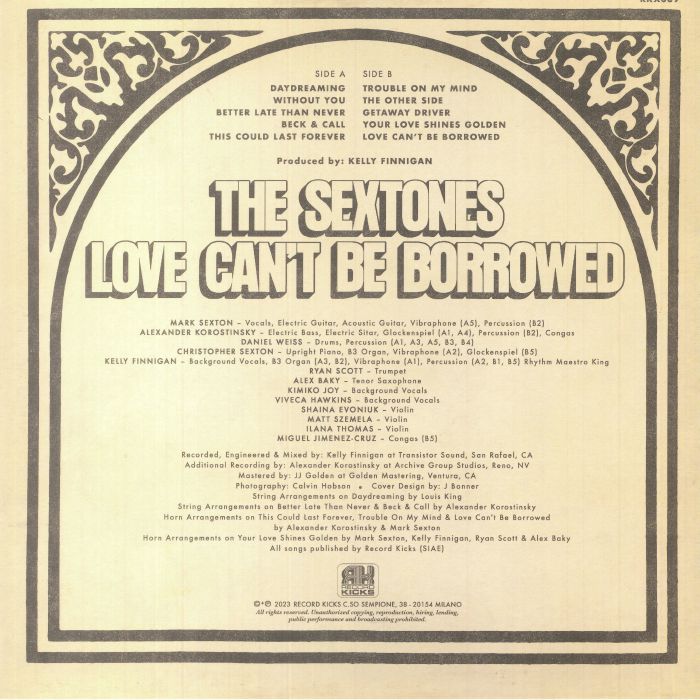 The Sextones Love Can T Be Borrowed Vinyl At Juno Records