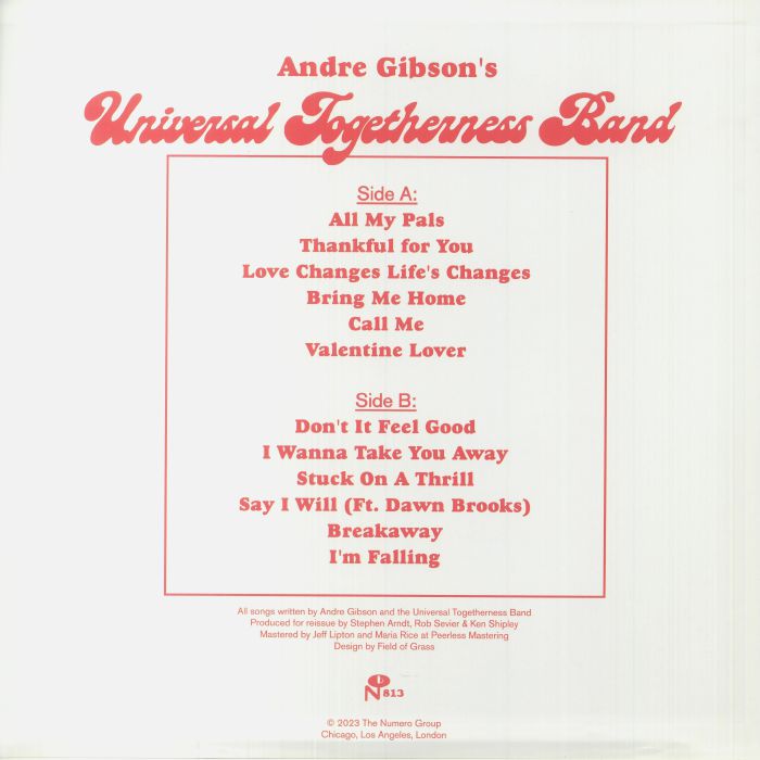 GIBSON, Andre/UNIVERSAL TOGETHERNESS BAND - Apart: Demos 1980-1984
