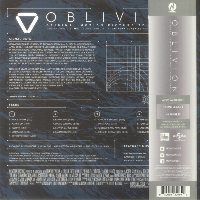 M83 - Oblivion (Soundtrack) (10th Anniversary Edition)