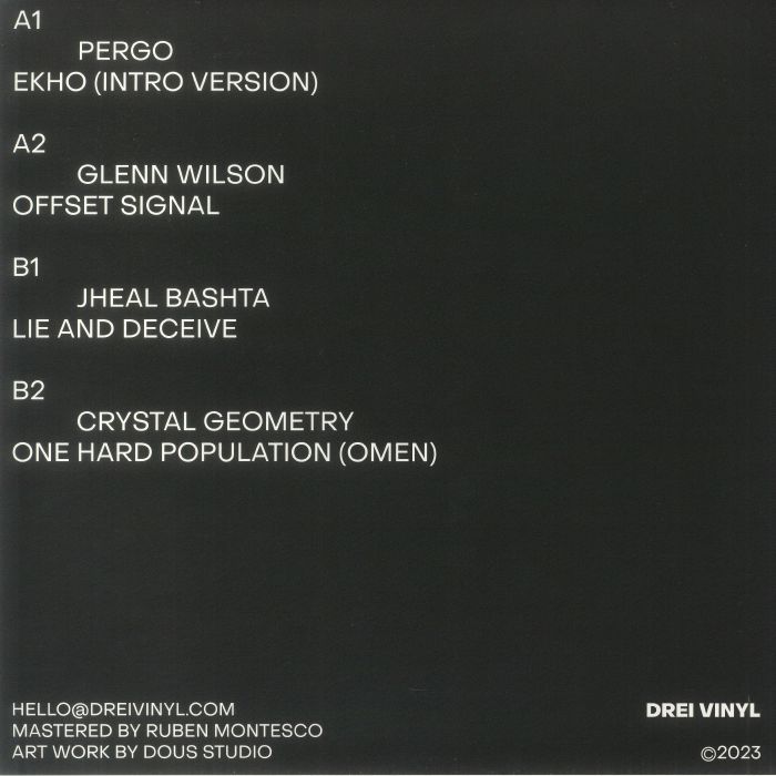 PERGO/GLENN WILSON/JHEAL BASHTA/CRYSTAL GEOMETRY - A New Beginning