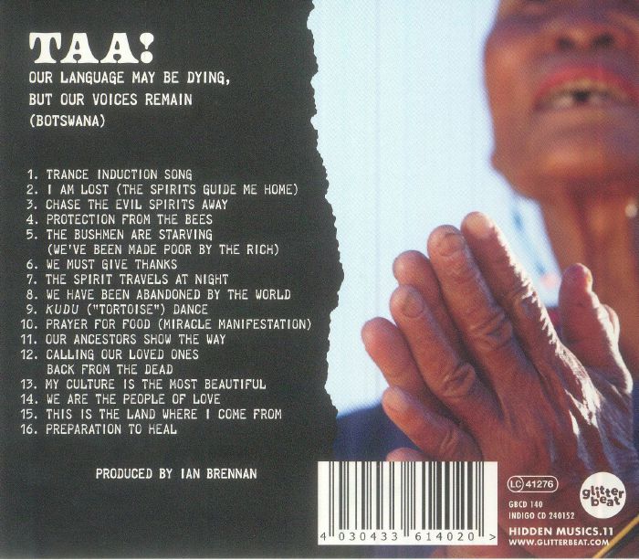 VARIOUS - Taa! Our Language May Be Dying But Our Voices Remain: Botswana