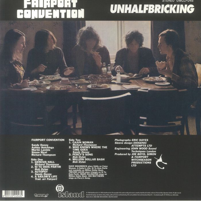 FAIRPORT CONVENTION - Unhalfbricking (reissue)