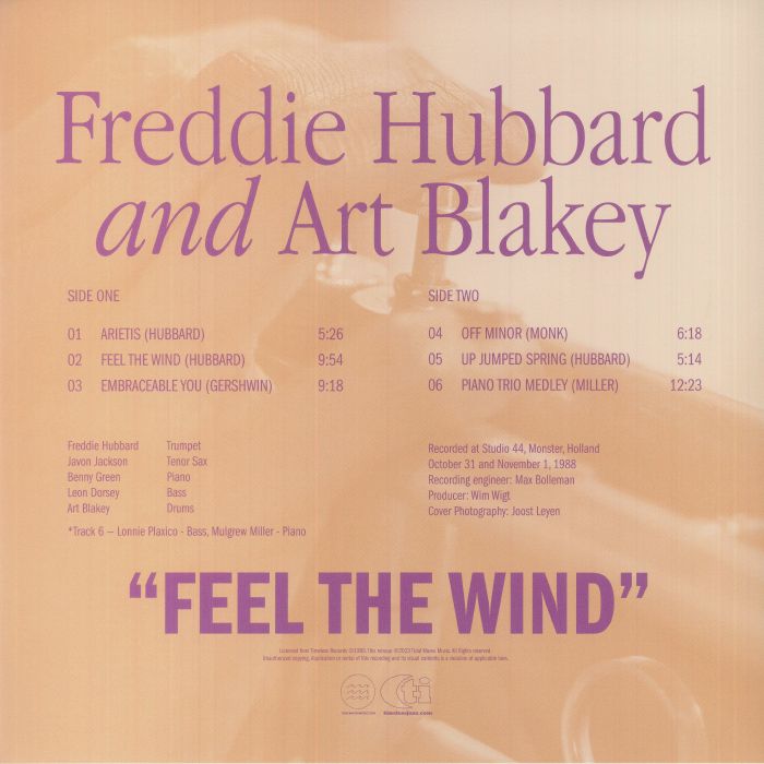 HUBBARD, Freddie/ART BLAKEY - Feel The Wind