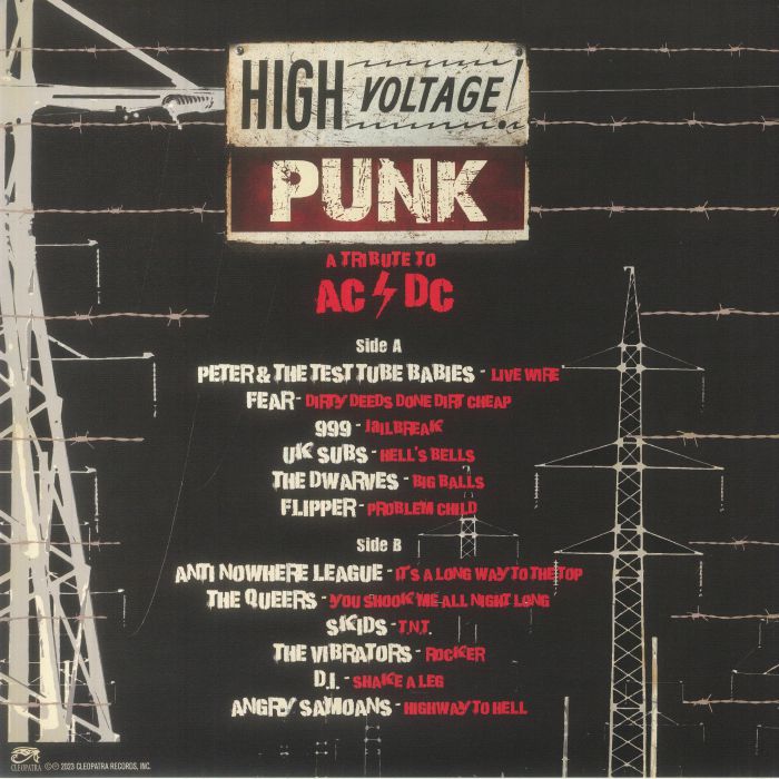 VARIOUS - High Voltage Punk: A Tribute To AC/DC
