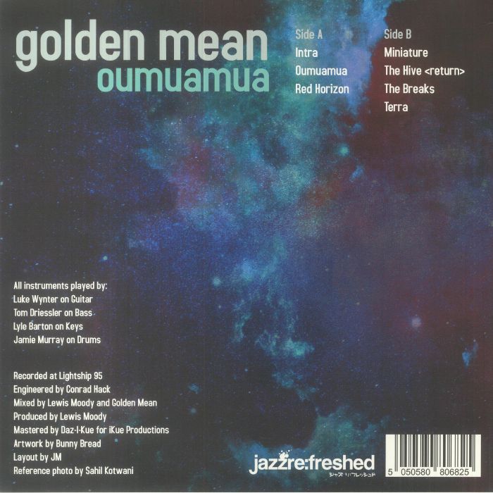 GOLDEN MEAN - Oumuamua
