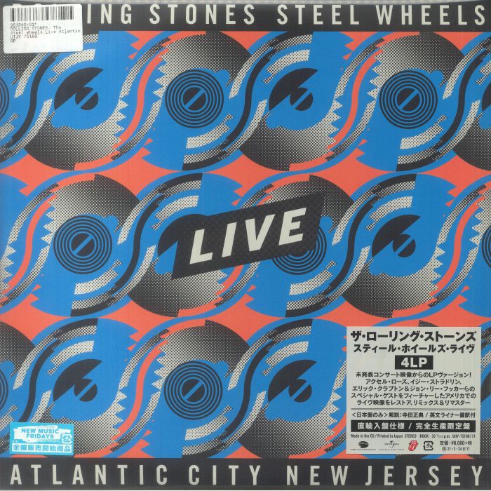 ROLLING STONES, The - Steel Wheels Live Atlantic City New Jersey (Japanese Edition)