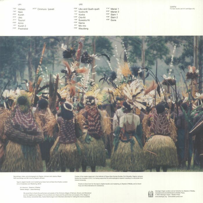 JOHNSON, Ragnar/JESSICA MAYER - Spirit Cry Flutes & Bamboo Jews Harps From Papua New Guinea: Eastern Highlands & Madang