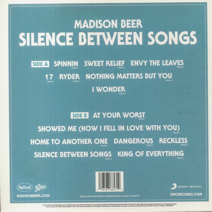 Madison BEER - Silence Between Songs Vinyl At Juno Records.