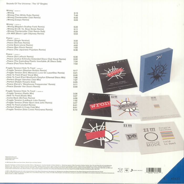 DEPECHE MODE - Sounds Of The Universe: The 12" Singles