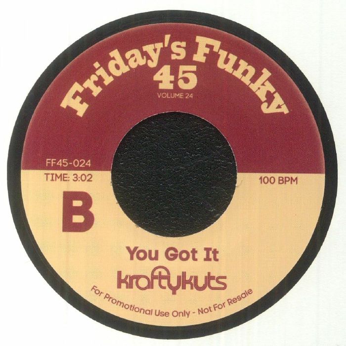 Krafty Kuts / Street Hop b/w You Got It Krafty Kuts / Street Hop b/w You Got It