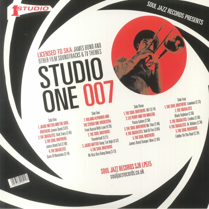 VARIOUS - Studio One 007: Licenced To Ska James Bond & Other Film Soundtracks & TV Themes (Soundtrack)