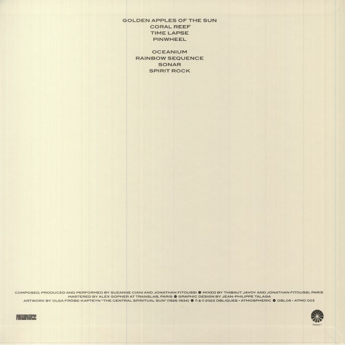 Suzanne CIANI/JONATHAN FITOUSSI - Golden Apples Of The Sun (reissue ...