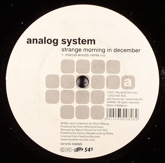ANALOG SYSTEM - Strange Morning In December (remixes)