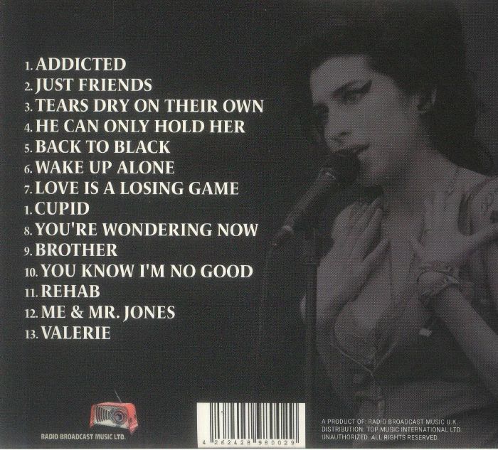 Amy WINEHOUSE Live On Air October 15 2007 Berlin Germany CD At Juno amy-winehouse-live-on-air-october-15-2007-berlin-germany-cd-at-juno