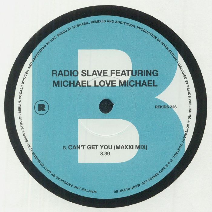 RADIO SLAVE feat MICHAEL LOVE MICHAEL - Can't Get You