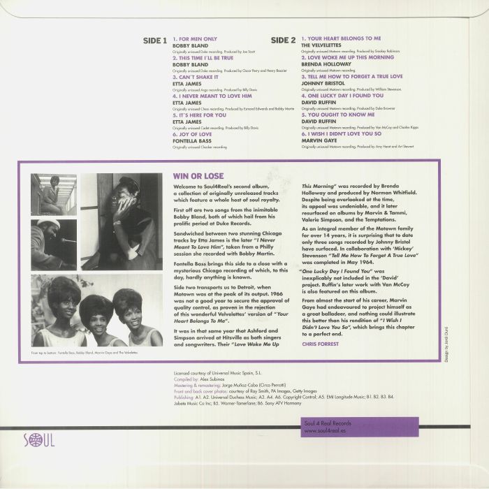 VARIOUS - Win Or Lose