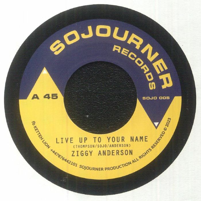 ANDERSON, Ziggy/SOJO & COMPANY - Live Up To Your Name