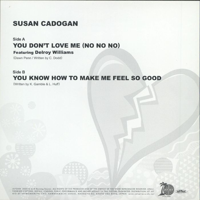 CADOGAN, Susan - You Don't Love Me (No No No)