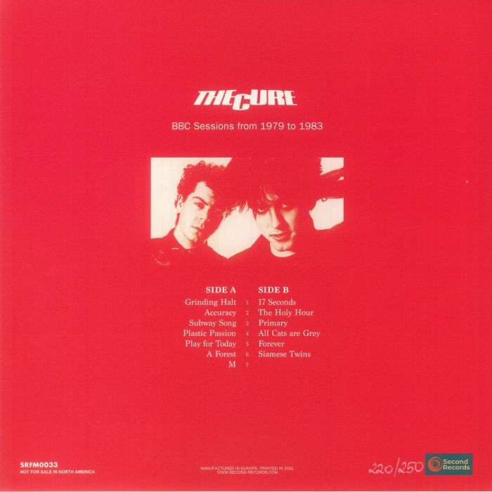 The CURE - BBC Sessions From 1979 To 1983 Vinyl at Juno Records.