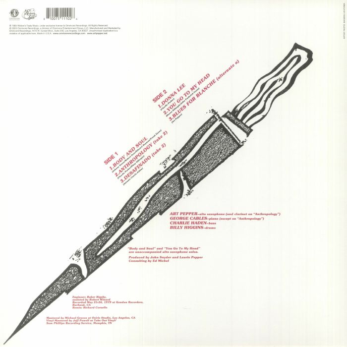 Art PEPPER Artworks Vinyl at Juno Records.