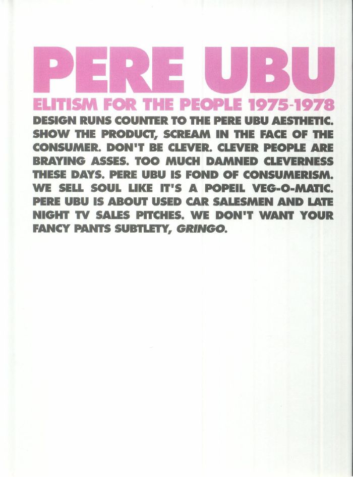 PERE UBU - Elitism For The People: 1975-1978
