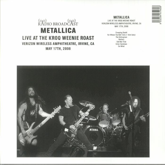 METALLICA - Live At The Kroq Weenie Roast: May 17th 2008 レコード