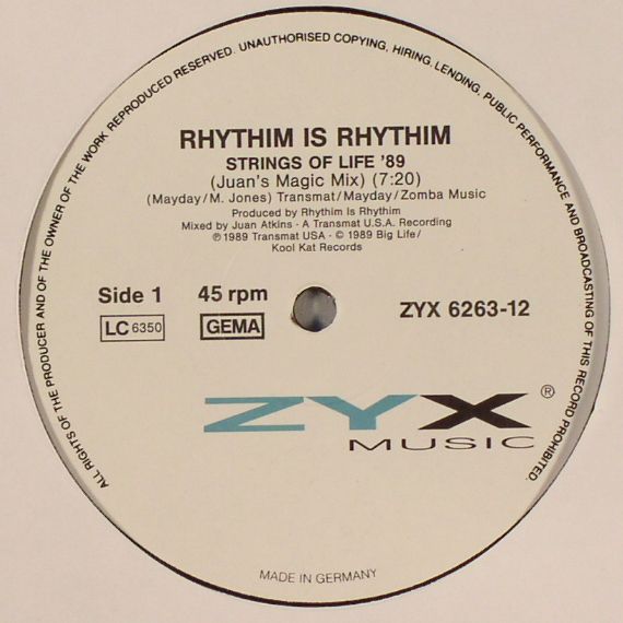 RHYTHIM IS RHYTHIM - Strings Of Life '89