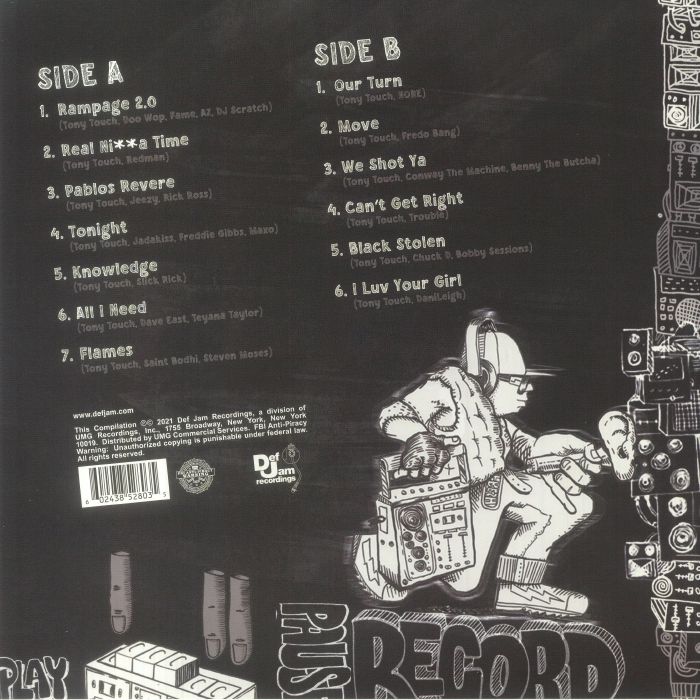 TONY TOUCH - Tony Touch Presents: The Def Tape (Soundtrack) Vinyl at ...