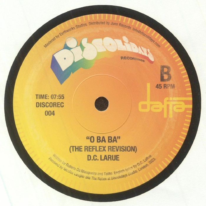 D.C. LaRue / Overture b/w O Ba Ba (The Reflex Revision)