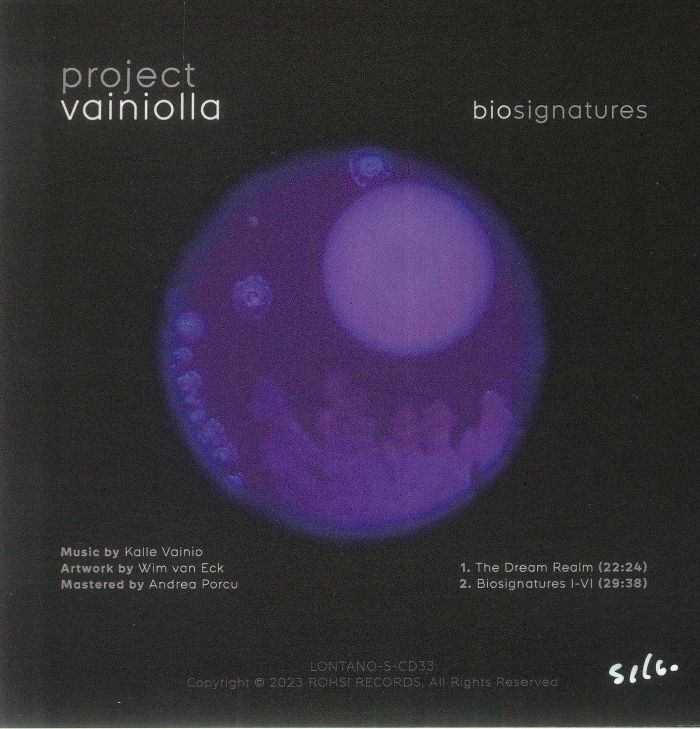 PROJECT VAINIOLLA - Biosignatures