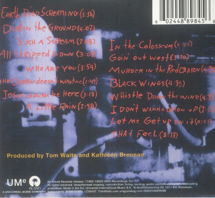 WAITS, Tom - Bone Machine (remastered)