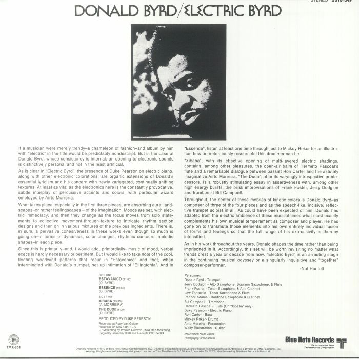 Donald BYRD - Electric Byrd Vinyl at Juno Records.